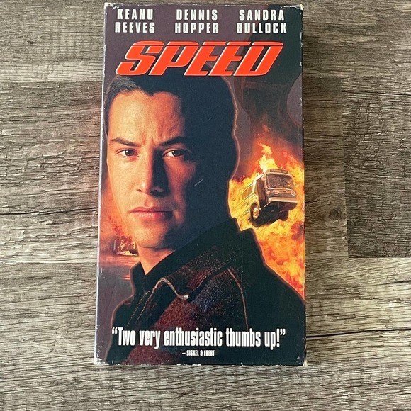 SPEED [ VHS - 1994 ] KEANU REEVES SANDRA BULLOCK DENNIS HOPPER - FOX VIDEO - Picture 1 of 7
